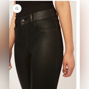DL1961 instasculpt coated jeans black